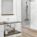Плитка облицовочная Alma Ceramica Dublin белая геометрия 500x249x8,5 мм