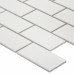 Мозаика Starmosaic Brick White Glossy белая керамическая 295х291х6 мм глянцевая