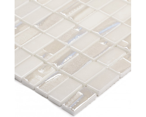 Стеклянная мозаика Design's BIJOU WHITE