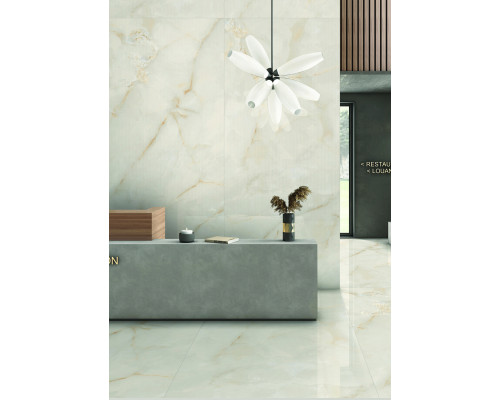 Керамический слэб Polished OSTRA BIANCO POLISHED 1200х1200х9мм