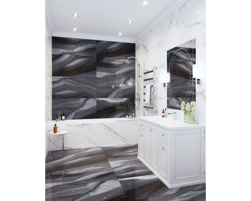 Керамогранит Palacio INFLUX MIDNIGHT 60x120 HIGH GLOSS