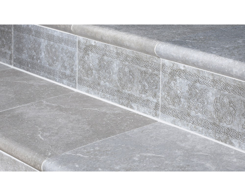 Декор подступенник Stone GRIS 15x33