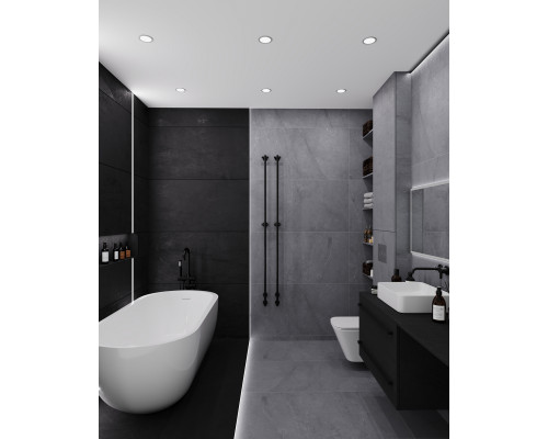 Керамогранит матовый Marbles BARCELONA NERO 60x120 5мм MATT