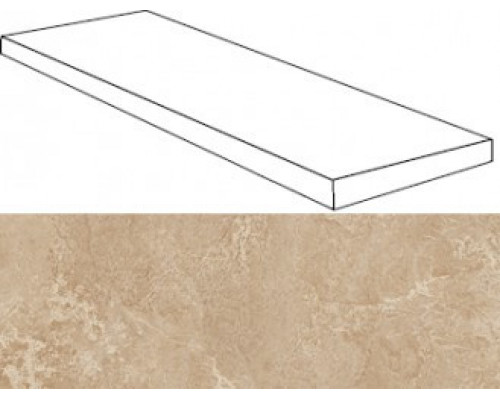 Force Beige Scalino Angolare SX 33x120 /Форс Беж Ступень Угловая 33х120 Лс