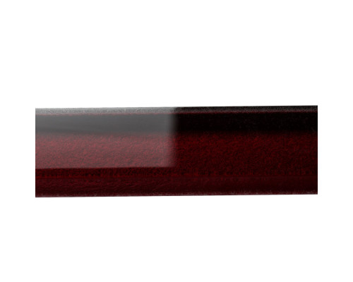 Плитка бордюр Cersanit Universal Glass красная 600x20x9 мм