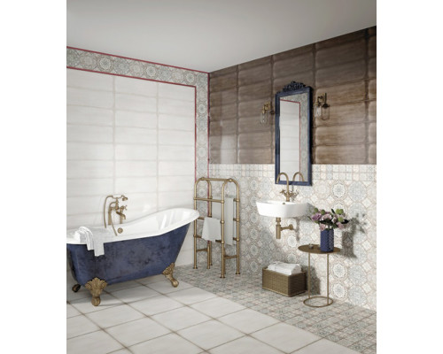 Плитка бордюр Cersanit Universal Glass красная 600x20x9 мм