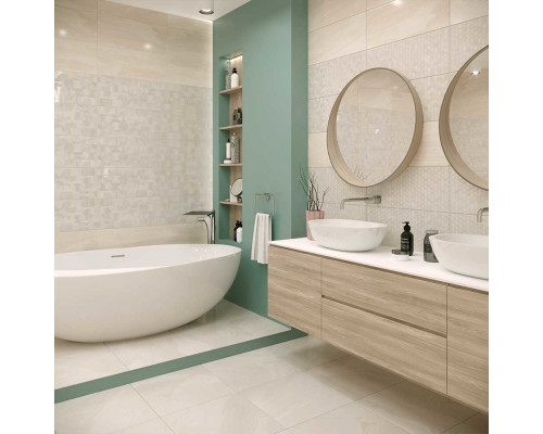 Плитка облицовочная Gracia Ceramica Bella Light светлая 03 600x250x9 мм