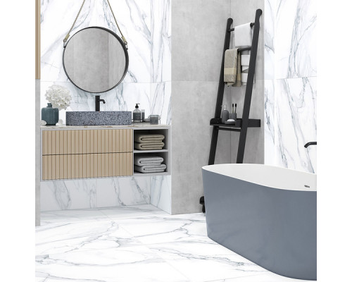 Керамогранит Delacora Alpino белый 1200x600x9,5 мм