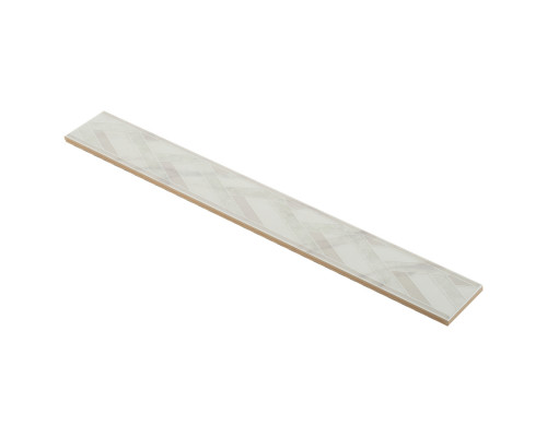 Плитка бордюр Кerama Marazzi Алькала белая 500x63x8 мм