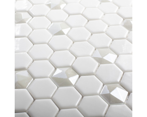 стеклянная мозаика Hexagon COLORS 100/ DIAMOND 350D