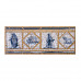 Вставка-подступенник Natural CADAQUES AZUL 12x33