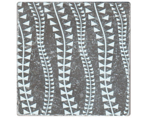Натуральный мрамор Marble BLACK MOTIF №4 10x10