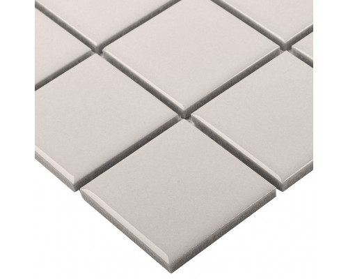 Керамическая мозаика 5x5 см Grey Glossy 48x48