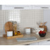 Керамическая мозаика 5x5 см Grey Glossy 48x48