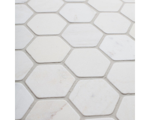 Мозаика, нат. мрамор Hex HEXAGON VMw TUMBLED 64x74