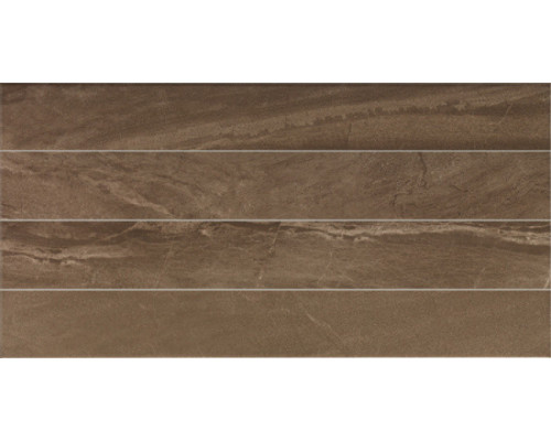 Ethereal Soft Brown Lines Décor Glossy 30x60 K928024