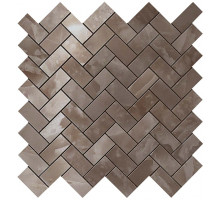 S.O. Black Agate Herringbone Mosaic / С.О. Блэк Агате Хэрринбоун Мозаика