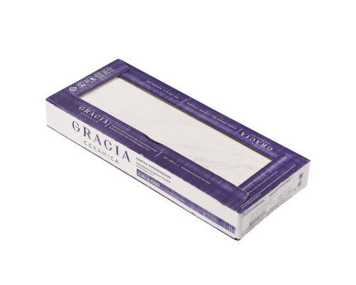 Плитка облицовочная Gracia Ceramica Celia белая рельеф 600x250x9 мм