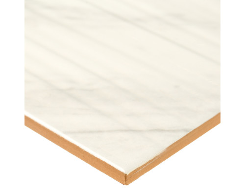 Плитка облицовочная Gracia Ceramica Celia белая рельеф 600x250x9 мм