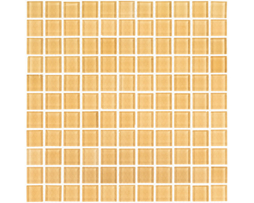 Мозаика Mir Mosaic Natural Color palette бежевая стеклянная 300х300х4 мм глянцевая
