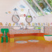 Плитка облицовочная Нефрит Керамика Kids голубая 400x200x8 мм