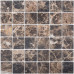 Мозаика, нат. мрамор Classic DARK EMPERADOR MATT 48x48