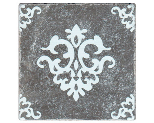 Натуральный мрамор Marble BLACK MOTIF №3 10x10