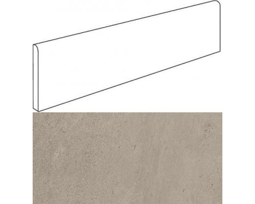 W. Silver Grey Battiscopa 7,2x60/В. Сильвер Грей Плинтус 7,2х60