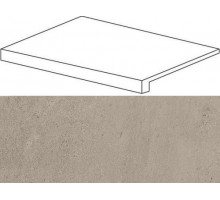 W. Silve Grey Scalino Frontale 33x60/В. Сильвер Грей Ступень 33х60