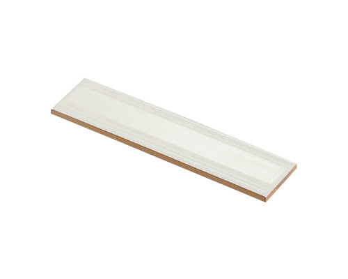 Плитка бордюр Gracia Ceramica Ceramic белая 250x60x8 мм