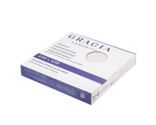 Керамогранит Gracia Ceramica Bianca белый 01 450x450x8 мм