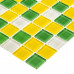 Мозаика Mir Mosaic Natural Color palette зеленая стеклянная 300х300х4 мм глянцевая