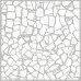 Керамогранит Alma Ceramica Laurent белый мозаика 600x600x9 мм