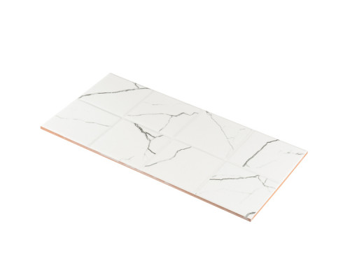Плитка облицовочная Lavelly Skandi Marble Mosaic белая рельеф 400x200x8 мм
