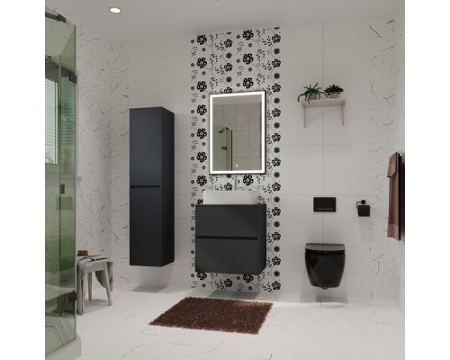 Плитка облицовочная Lavelly Skandi Marble Mosaic белая рельеф 400x200x8 мм