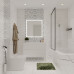 Плитка облицовочная Lavelly Skandi Marble Mosaic белая рельеф 400x200x8 мм