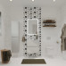 Плитка облицовочная Lavelly Skandi Marble Mosaic белая рельеф 400x200x8 мм