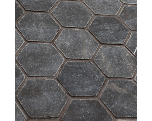 Мозаика, нат. мрамор Hex HEXAGON VBs TUMBLED 64x74