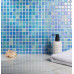 Стеклянная мозаика Shell MIX BLUE 551/552