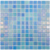 Стеклянная мозаика Shell MIX BLUE 551/552