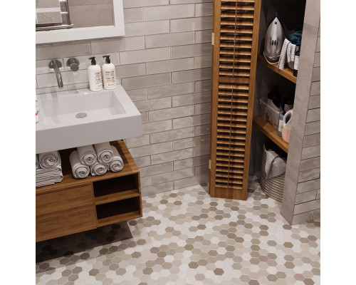 Противоскользящая мозаика  Non-Slip Hexagon Small LB Mix Antislip 51x59