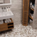 Противоскользящая мозаика  Non-Slip Hexagon Small LB Mix Antislip 51x59