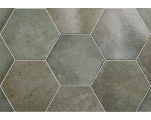 Плитка керамическая напольная 24953 HERITAGE HEXÁGONO Jungle 17,5х20 см