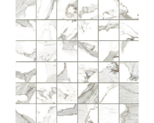 Мозаика керамическая G20402 CALACATTA VI.MOSAICO (5х5) 30х30 см