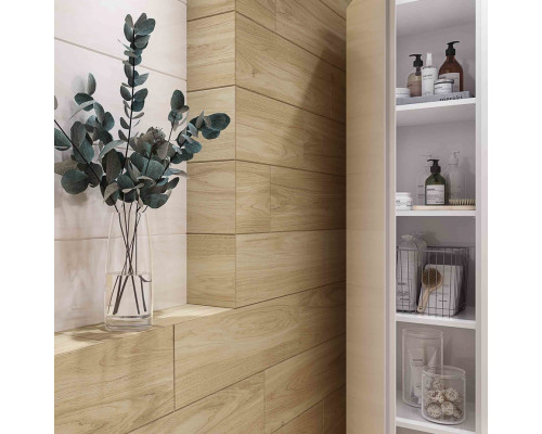 Плитка бордюр Cersanit Atria бежевая 440x50x8,5 мм