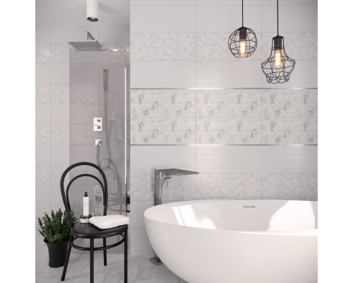 Плитка облицовочная Gracia Ceramica Bianca белый 01 600x250x9 мм