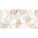 Плитка декор Alma Ceramica Nevada геометрия бежевая 500x249x7,5 мм