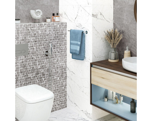 Плитка облицовочная Alma Ceramica Laurent серая 740x246x9,5 мм