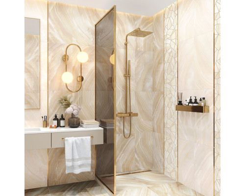Плитка декор New Trend Venice светло-бежевая 600x300x9 мм
