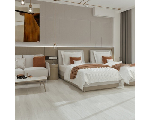 Плитка кварцвиниловая Alpine Floor Intense Белый Лес замковая 2,23 кв.м 6 мм с фаской с подложкой IXPE